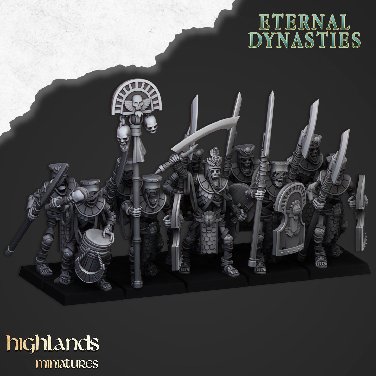 Eternal Dynasties Ancient Guard inkl. Command unit