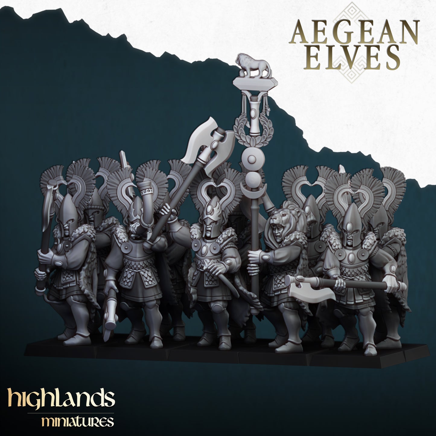 Aegean Elves Nemean Lions inkl. command unit