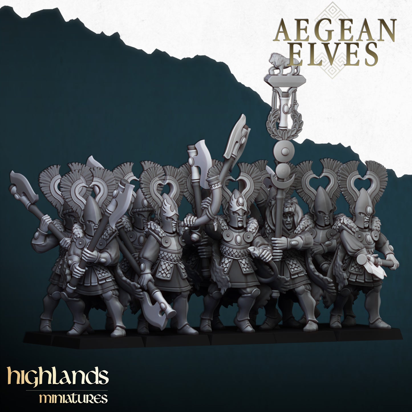 Aegean Elves Nemean Lions inkl. command unit