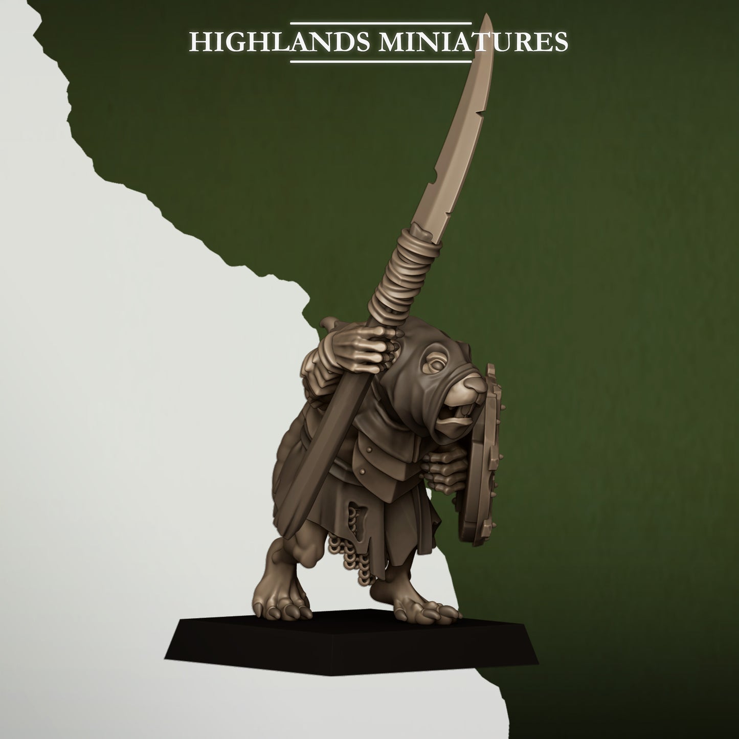 Sewer Vermin - Sewer Rats with Spears inkl. Command Unit