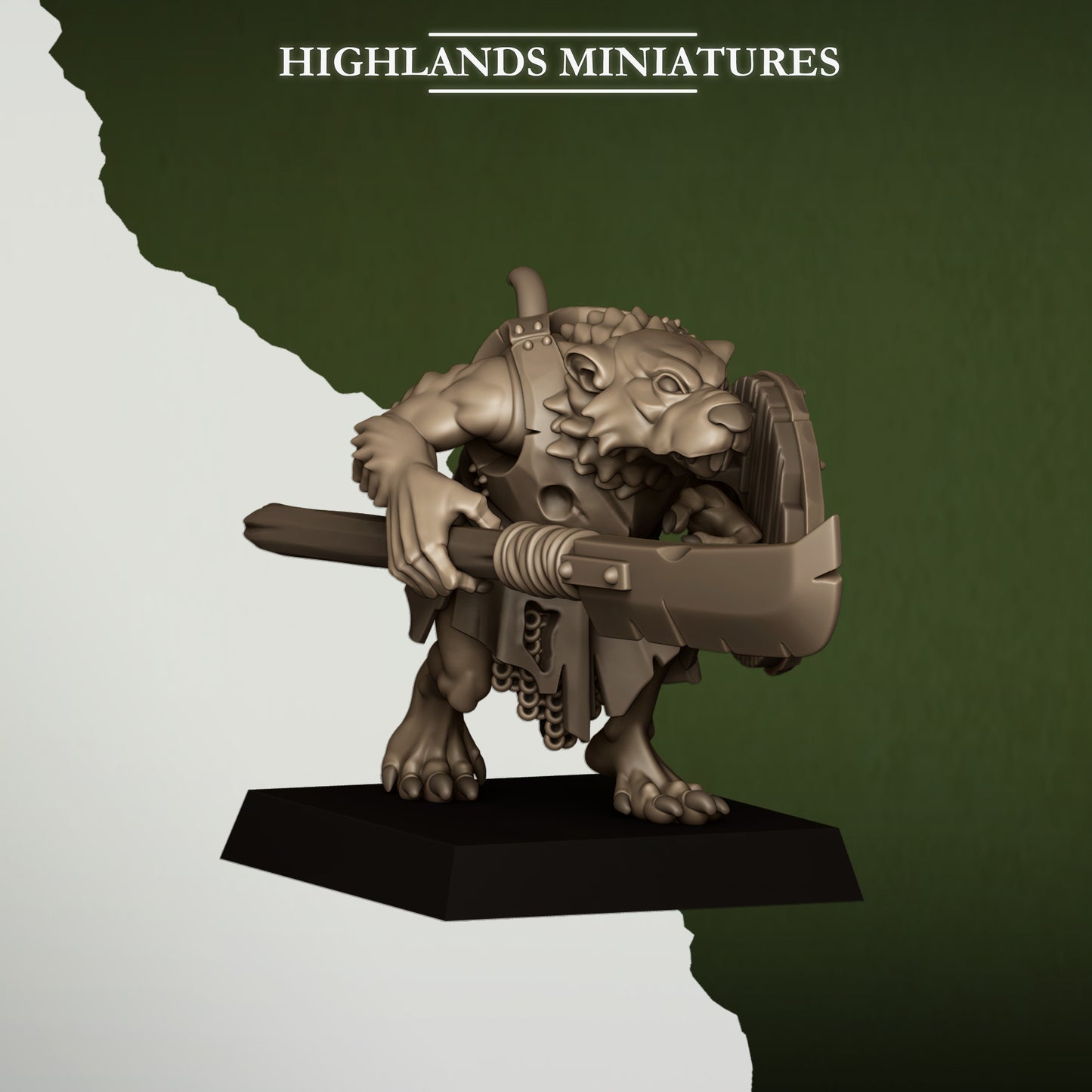 Sewer Vermin - Sewer Rats with Spears inkl. Command Unit