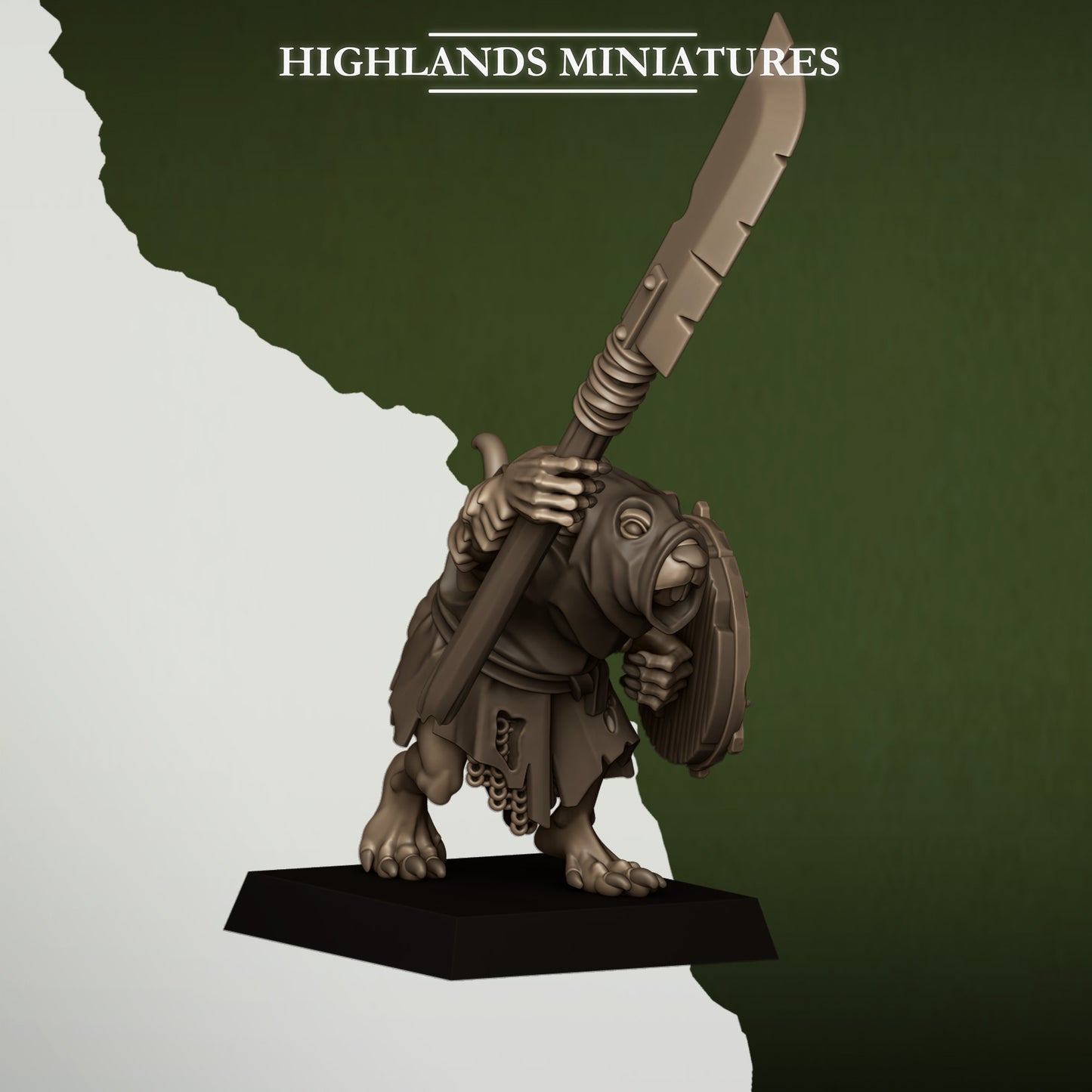 Sewer Vermin - Sewer Rats with Spears inkl. Command Unit