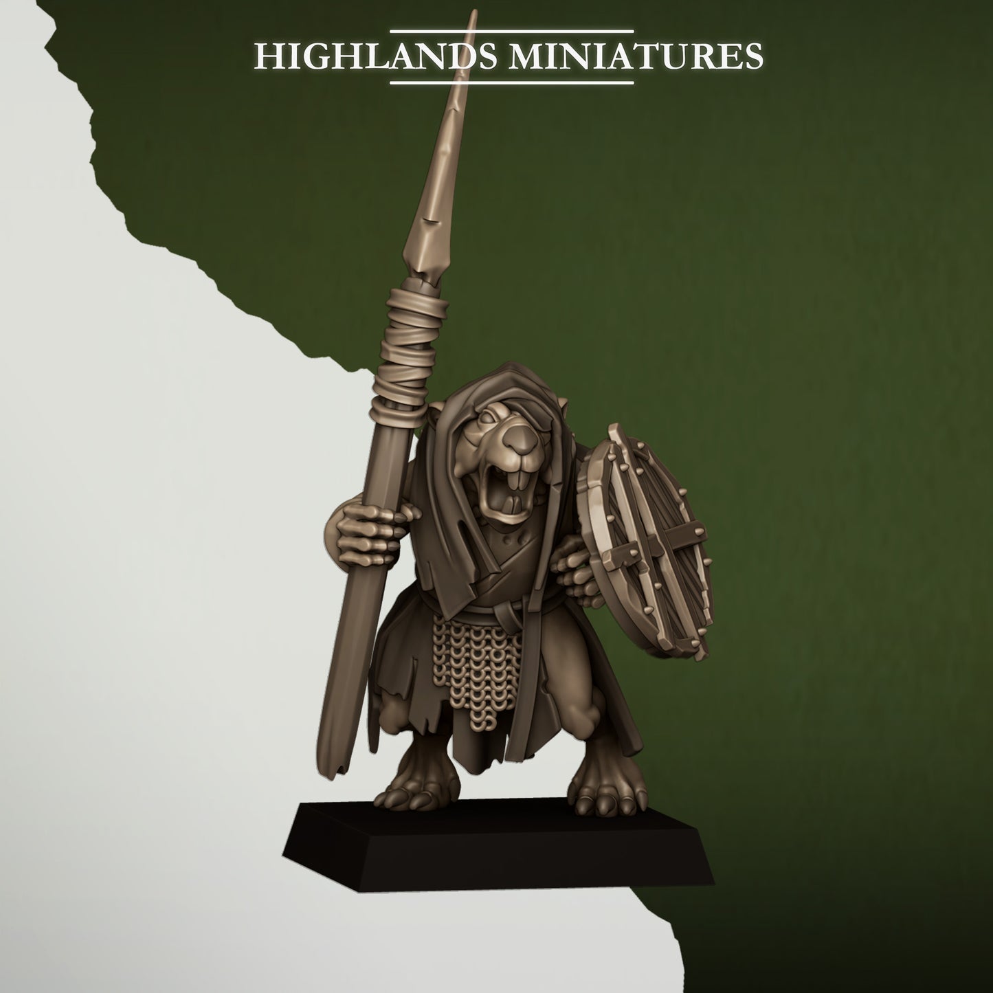 Sewer Vermin - Sewer Rats with Spears inkl. Command Unit