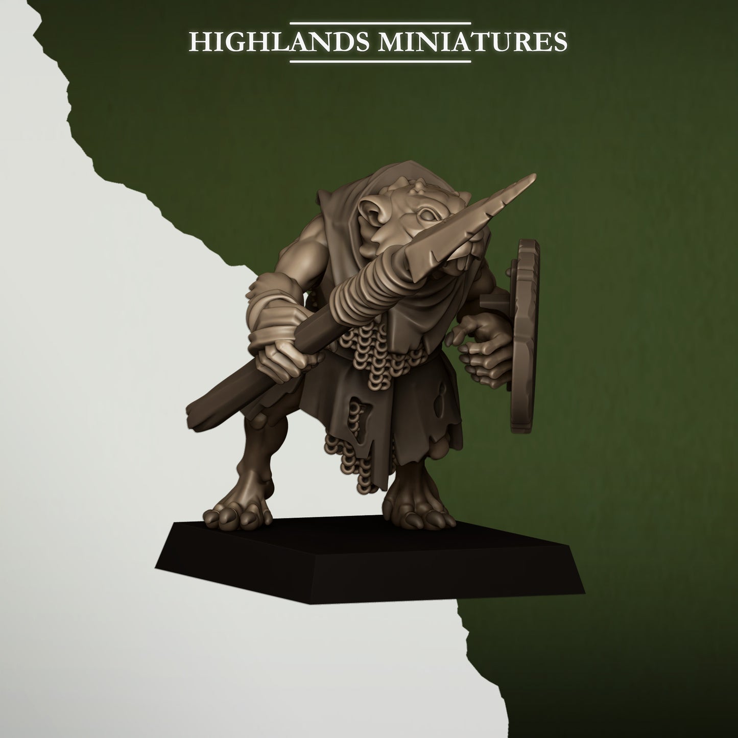 Sewer Vermin - Sewer Rats with Spears inkl. Command Unit