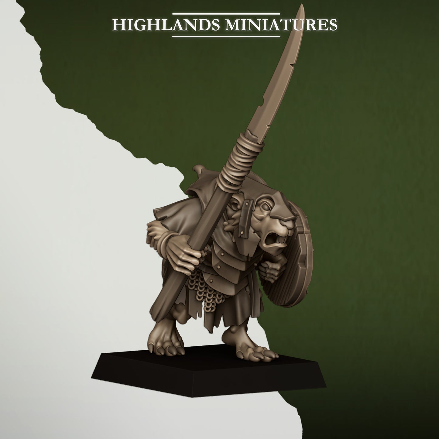 Sewer Vermin - Sewer Rats with Spears inkl. Command Unit