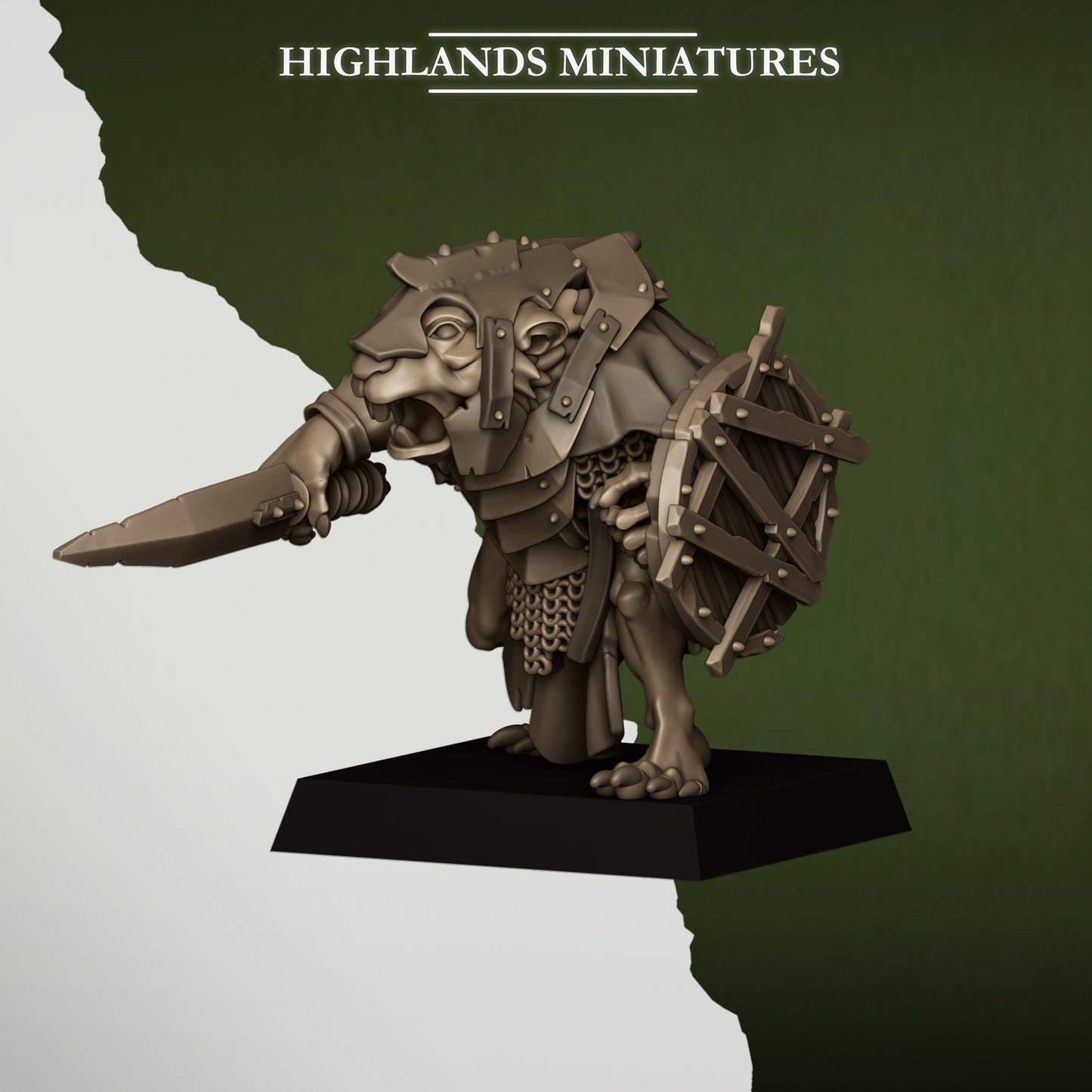Sewer Vermin - Sewer Rats with Spears inkl. Command Unit