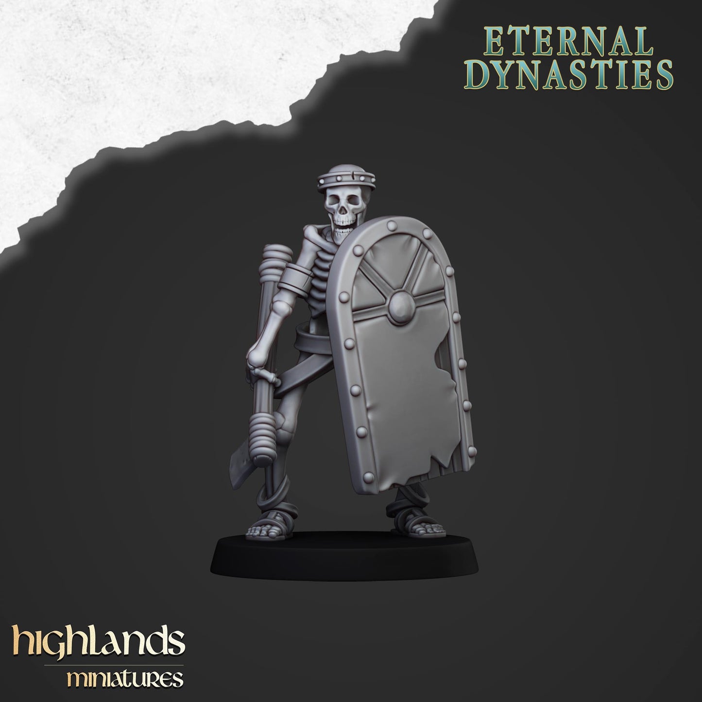 Eternal Dynasties Ancient Skeletons with Hand Weapons inkl. Command Unit