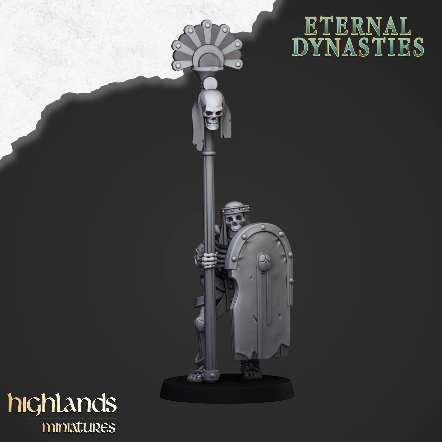 Eternal Dynasties Ancient Skeletons with Hand Weapons inkl. Command Unit