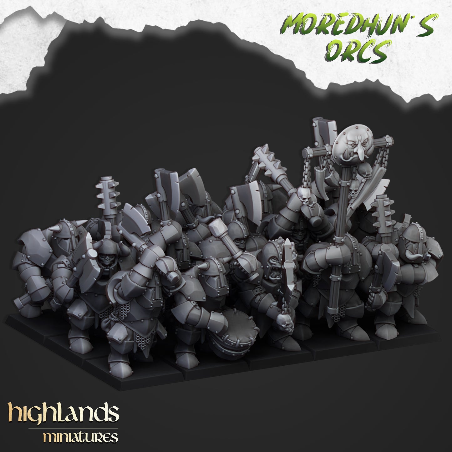 Moredhun's Orcs - Armoured Orcs inkl. Full command