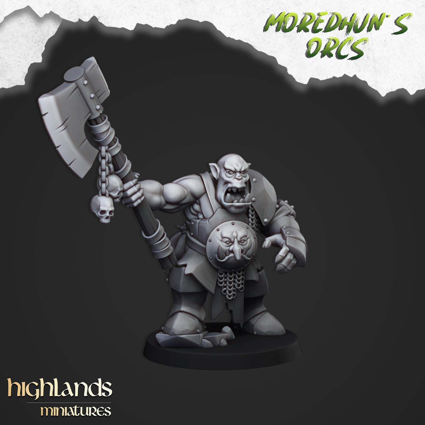 Moredhun's Orcs - Borgok Skullcrusher