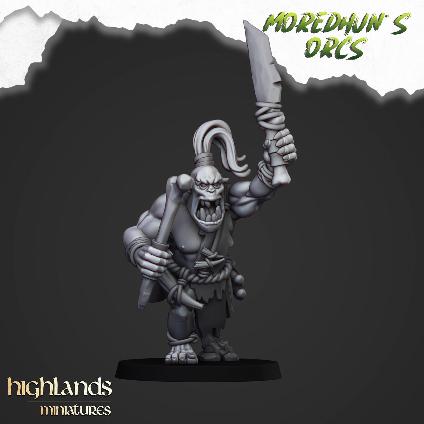 Moredhun's Orcs - Cave Orcs with hand weapons inkl. Full command