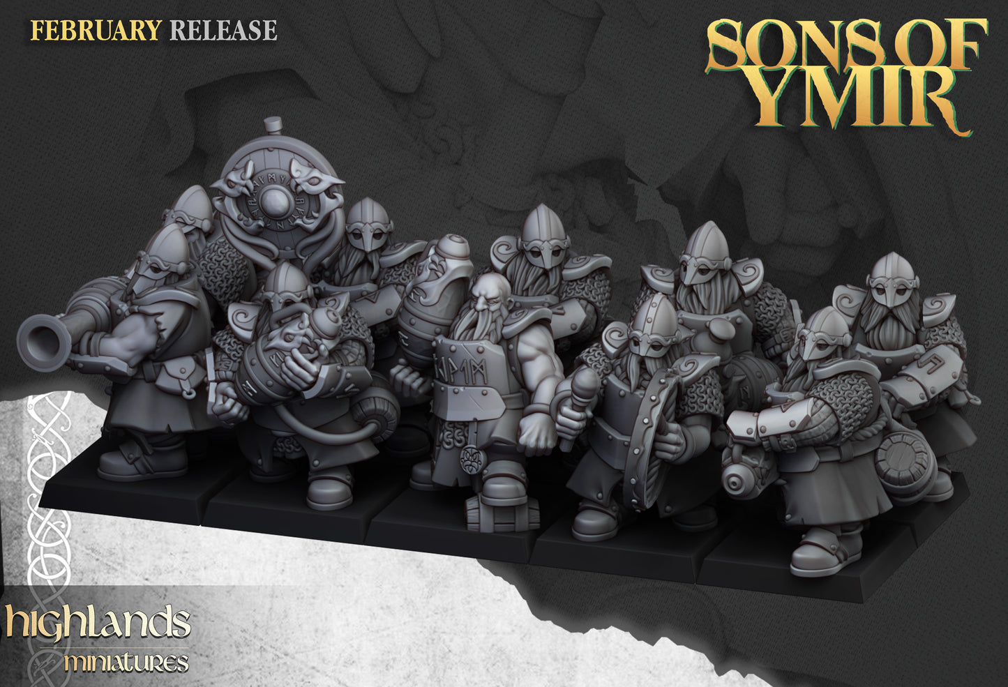 Sons of Ymir Dwarf Firespitters inkl. Command unit