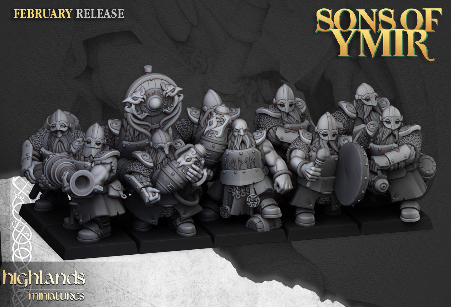 Sons of Ymir Dwarf Firespitters inkl. Command unit