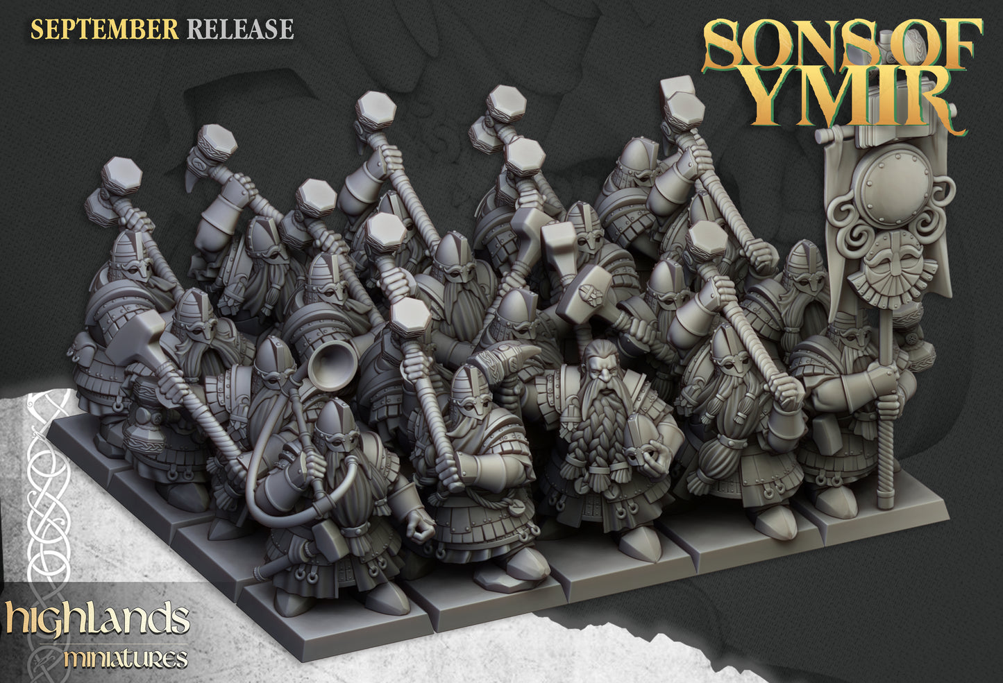 Sons of Ymir Dwarf Kingsguard inkl. Command Unit
