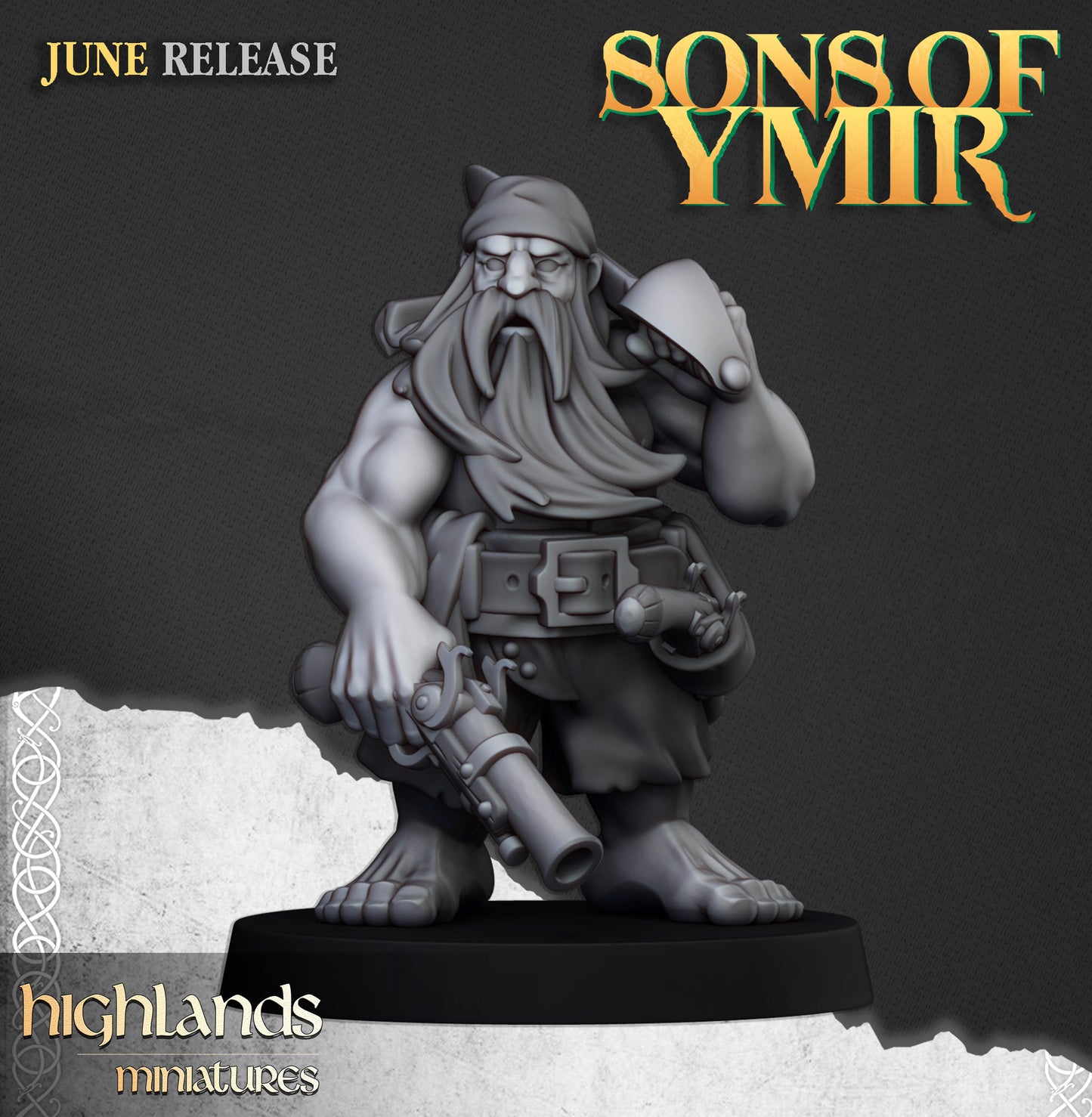 Sons of Ymir Dwarf Pirates Unit inkl. Command unit