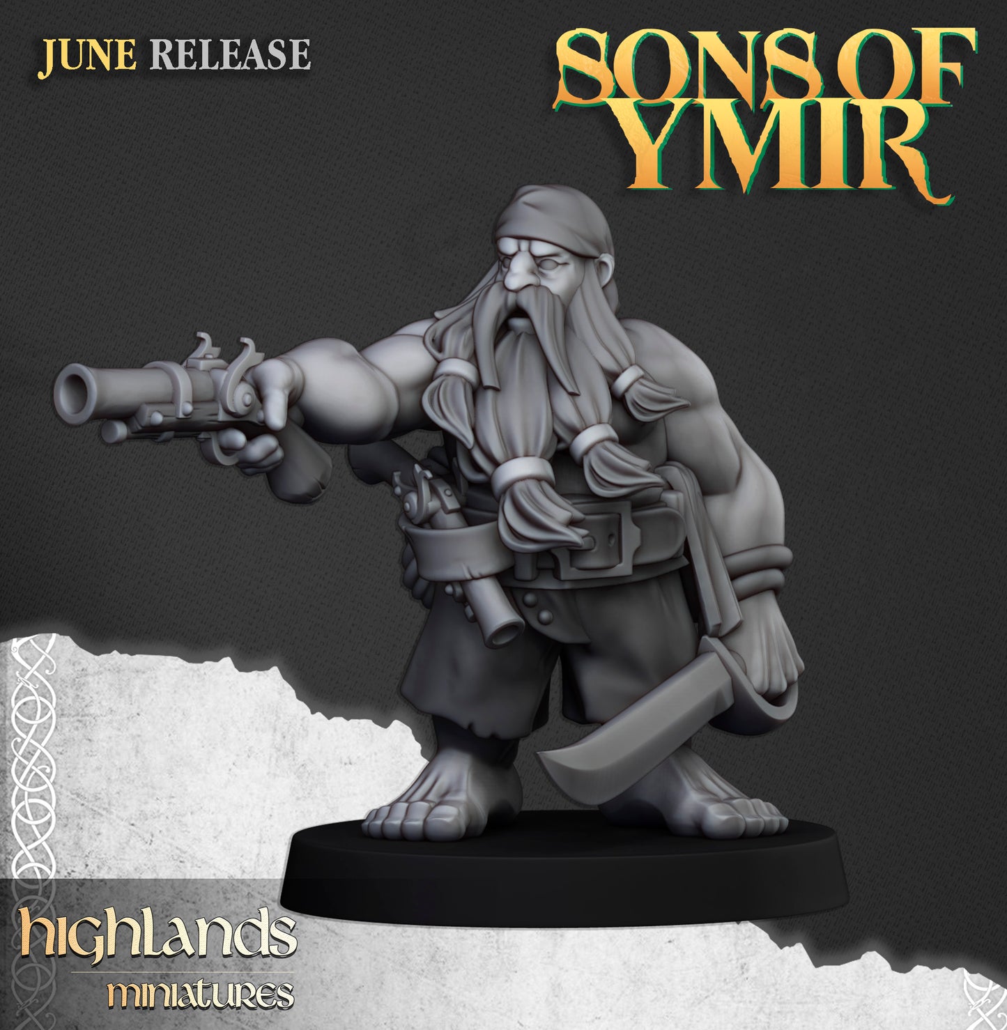 Sons of Ymir Dwarf Pirates Unit inkl. Command unit