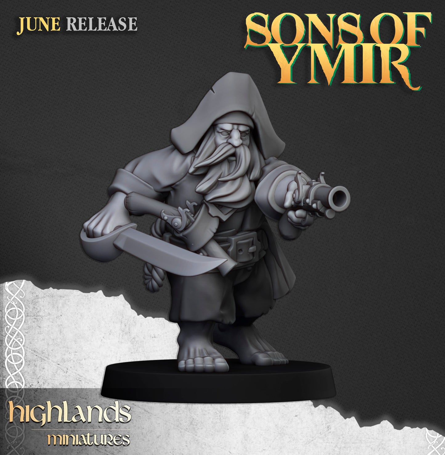 Sons of Ymir Dwarf Pirates Unit inkl. Command unit