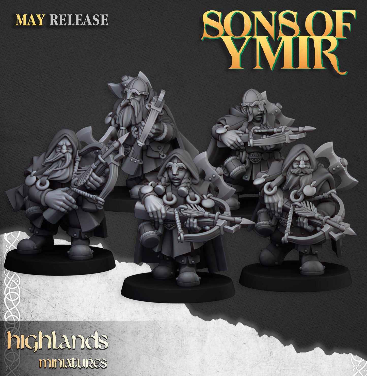 Sons of Ymir Dwarf Rangers inkl. command unit