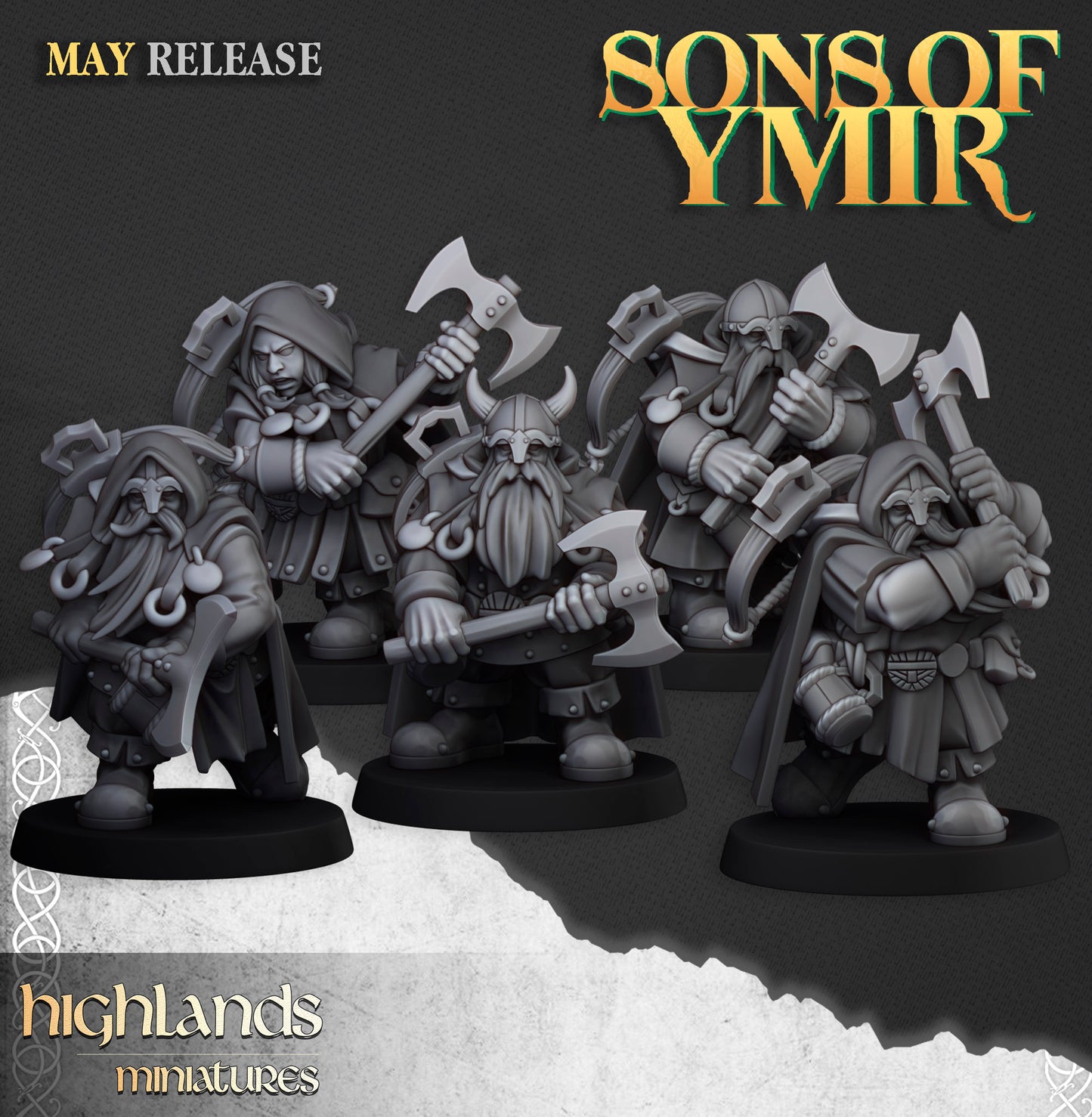 Sons of Ymir Dwarf Rangers inkl. command unit