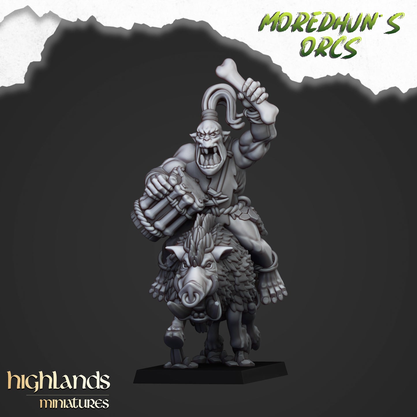 Moredhun's Orcs - Mounted Cave Orcs with spears inkl. Full Command