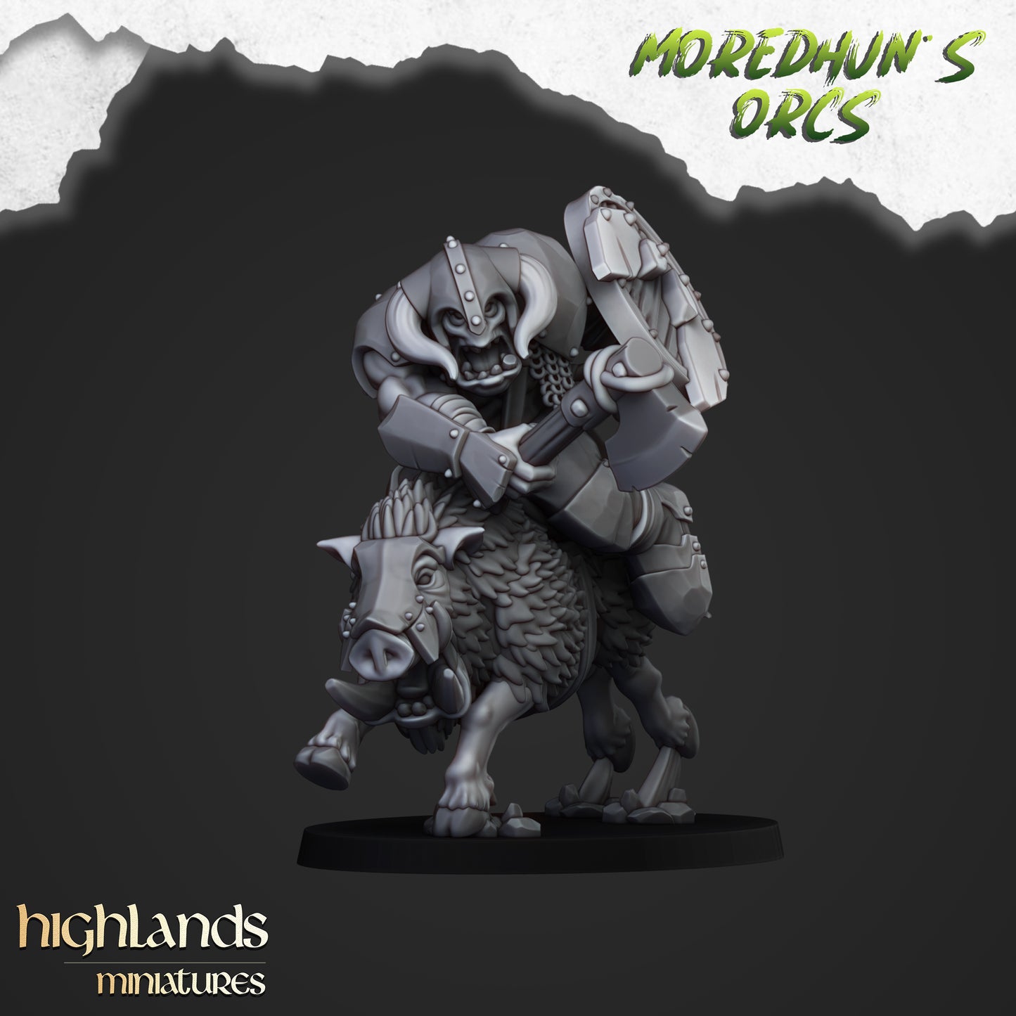 Moredhun's Orcs - Mounted Orcs with spears inkl. Full Command