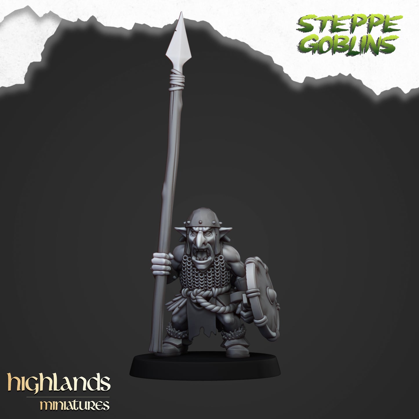 Steppe Goblins - Steppe Goblins With Spears and Shield