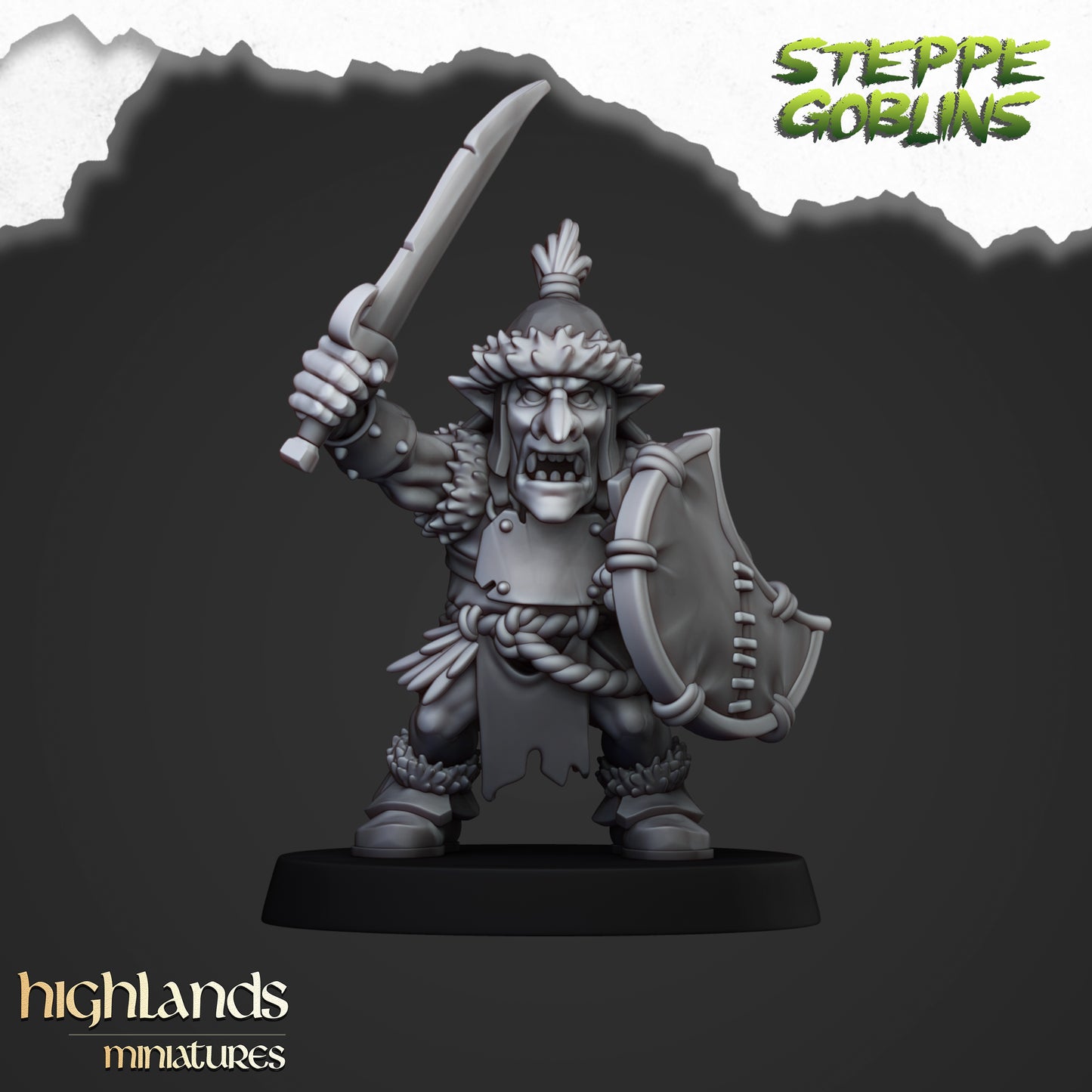 Steppe Goblins - Steppe Goblins With Spears and Shield inkl. Full Command