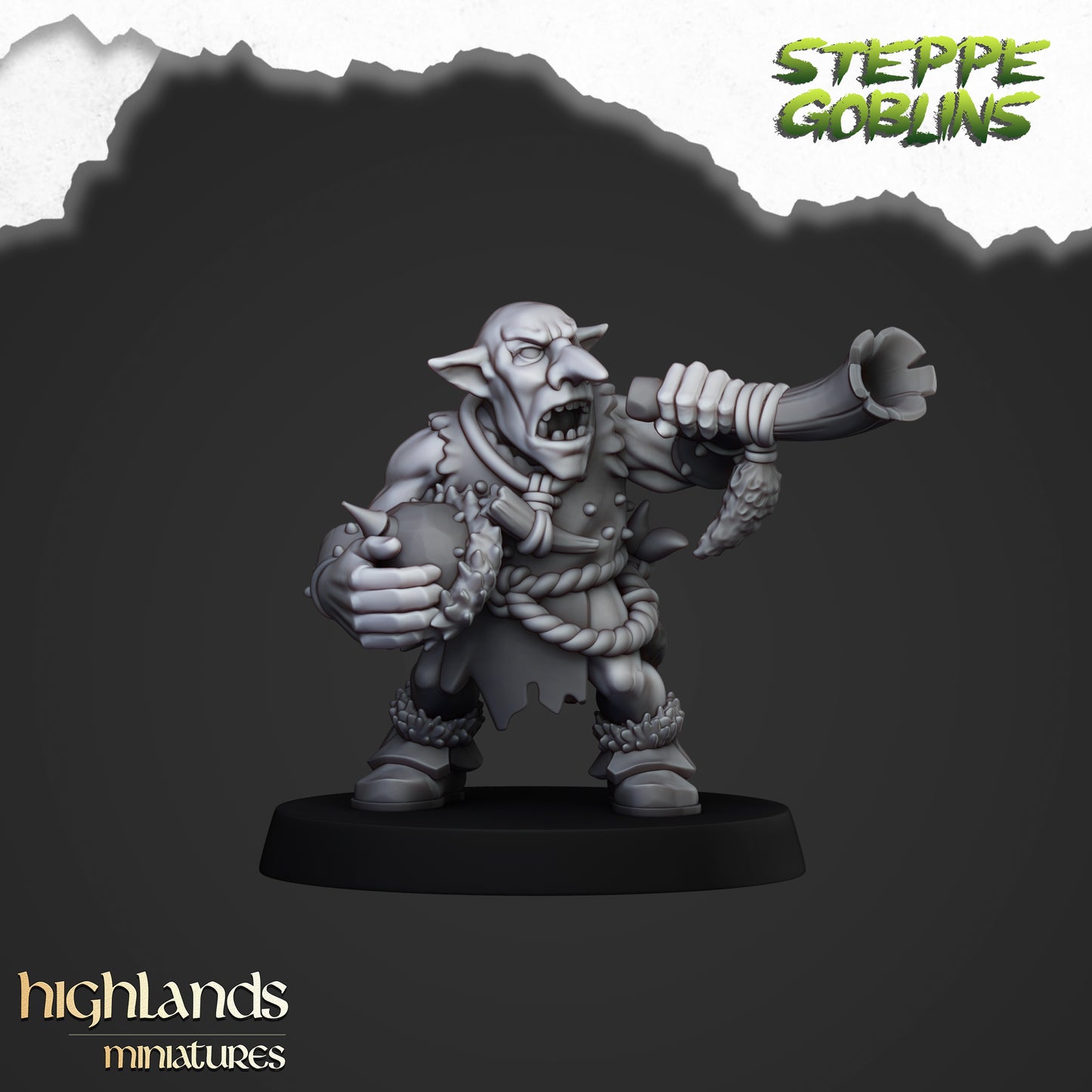 Steppe Goblins - Steppe Goblins With Spears and Shield inkl. Full Command