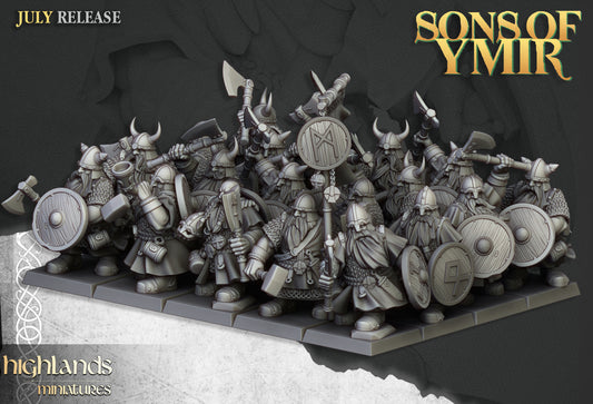 Sons of Ymir Dwarf Warriors