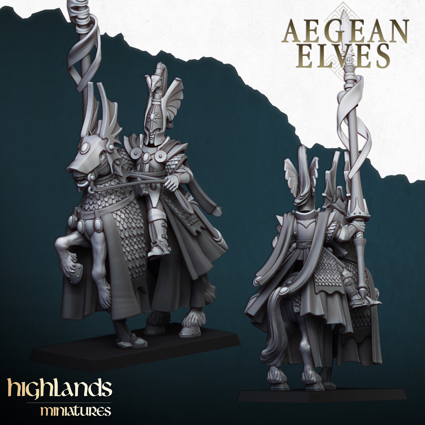 Aegean Elves Mounted Lord