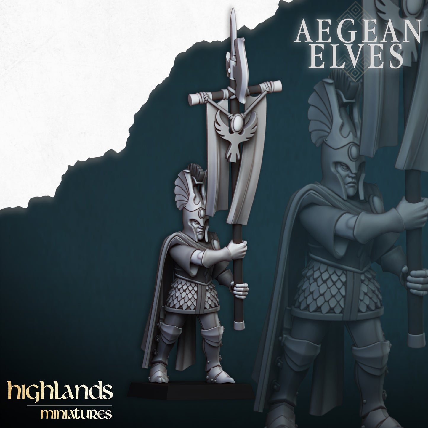 Aegean Elves Mycenaean Guard inkl. command unit