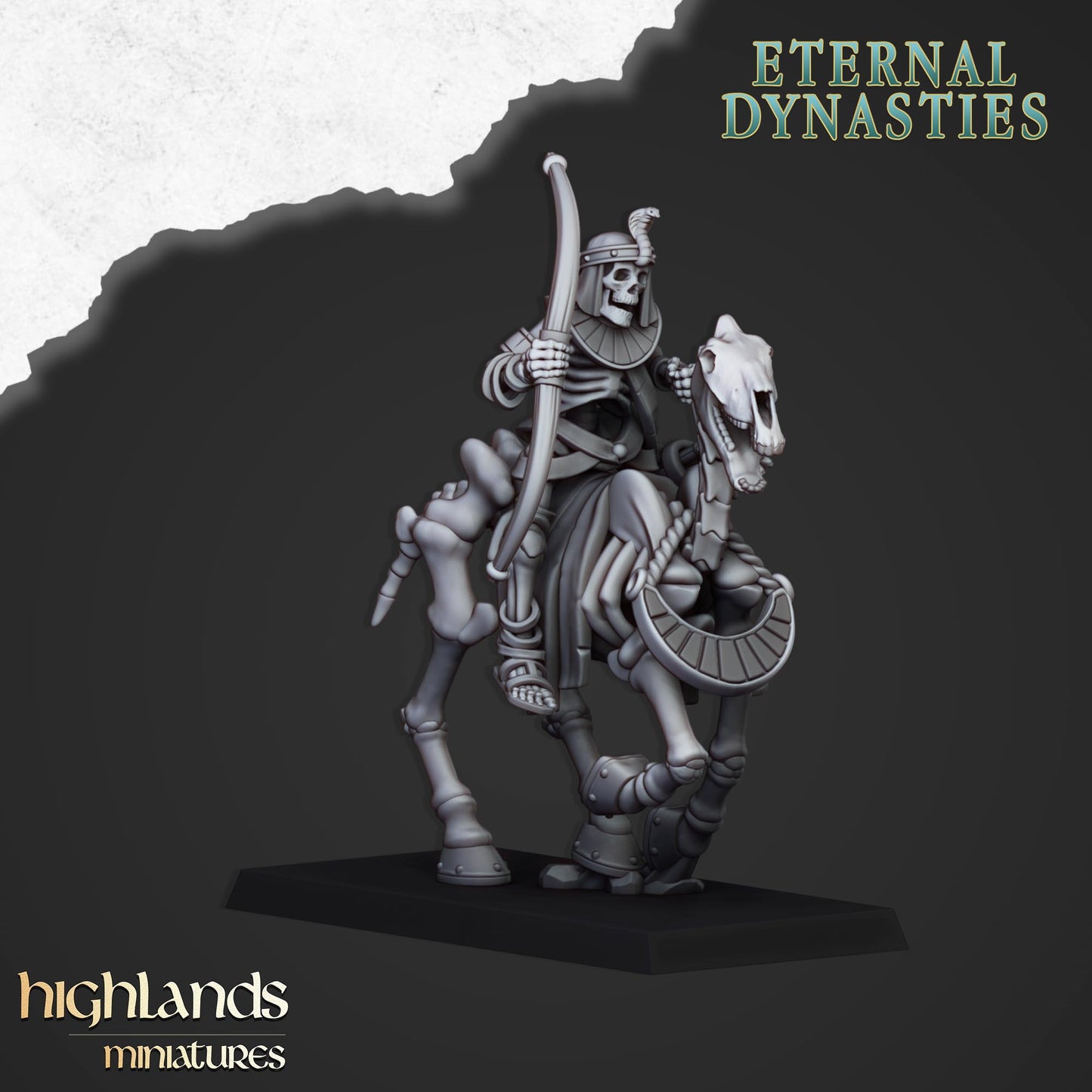 Eternal Dynasties Ancient Skeletal Cavalry with bows inkl. command unit