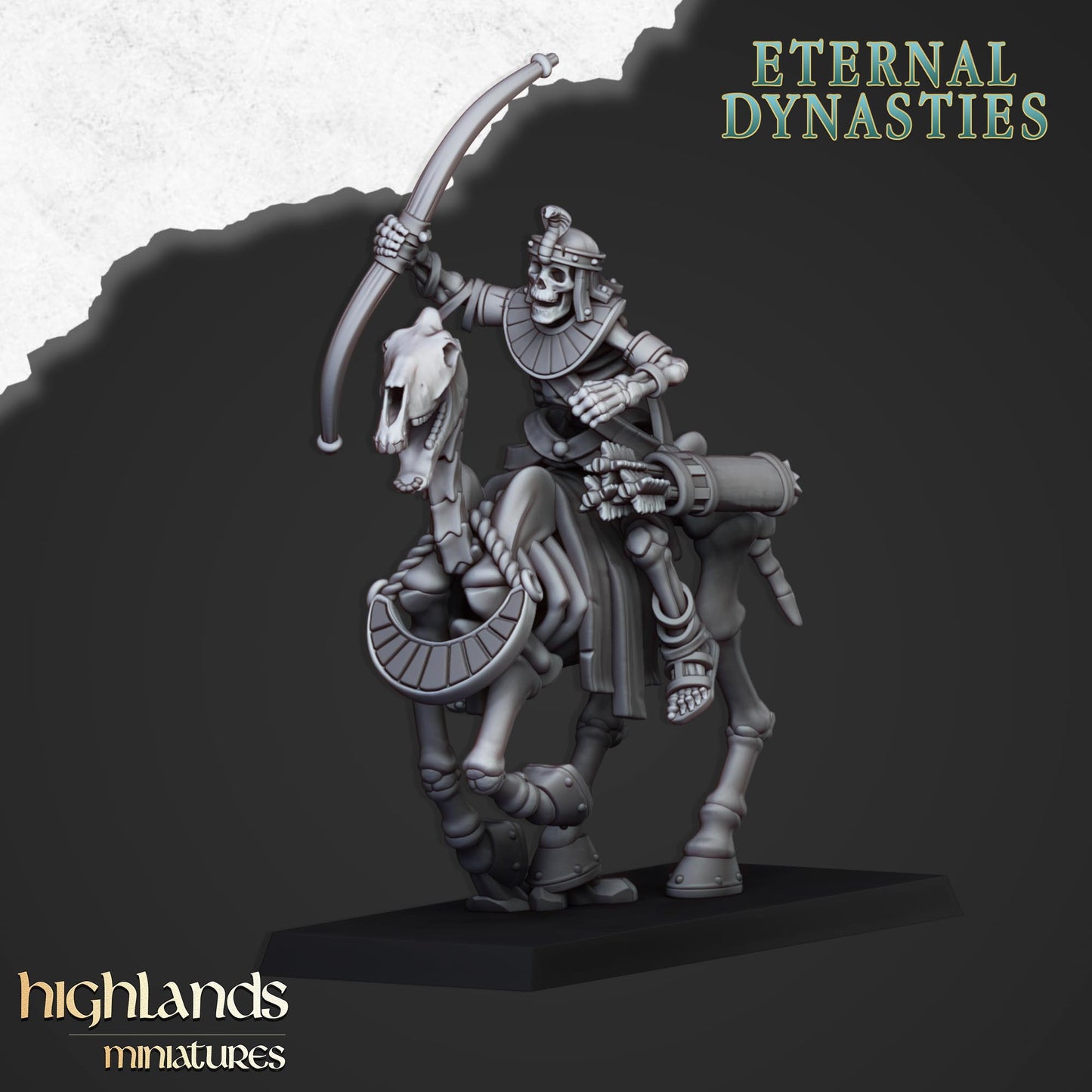 Eternal Dynasties Ancient Skeletal Cavalry with bows inkl. command unit