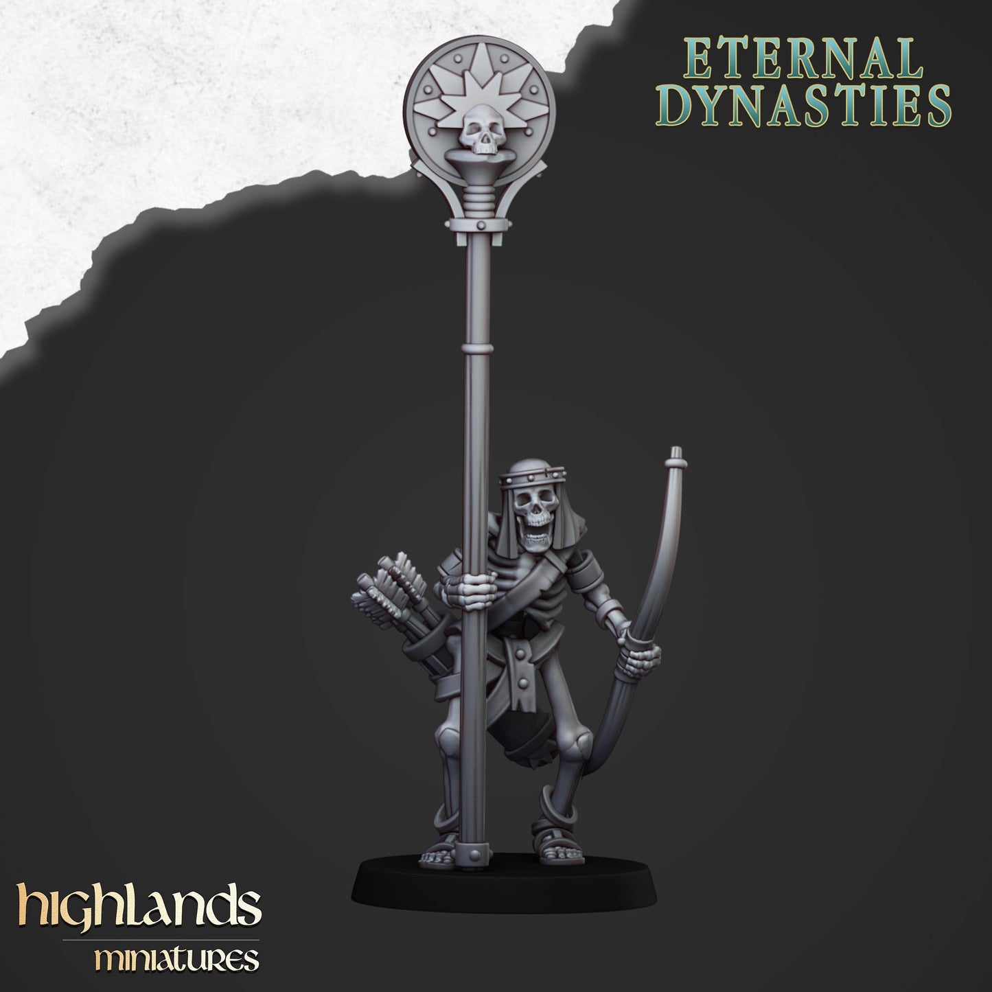 Eternal Dynasties Ancient Skeletons with Bows inkl. Command Unit