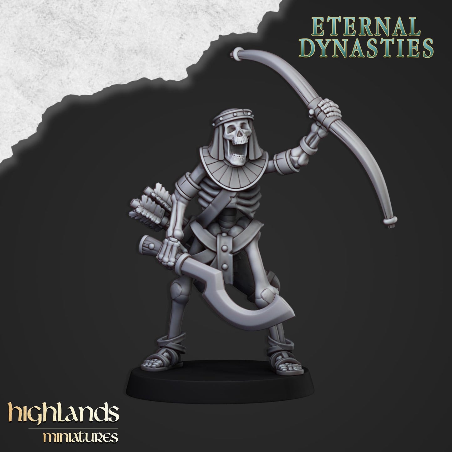 Eternal Dynasties Ancient Skeletons with Bows inkl. Command Unit