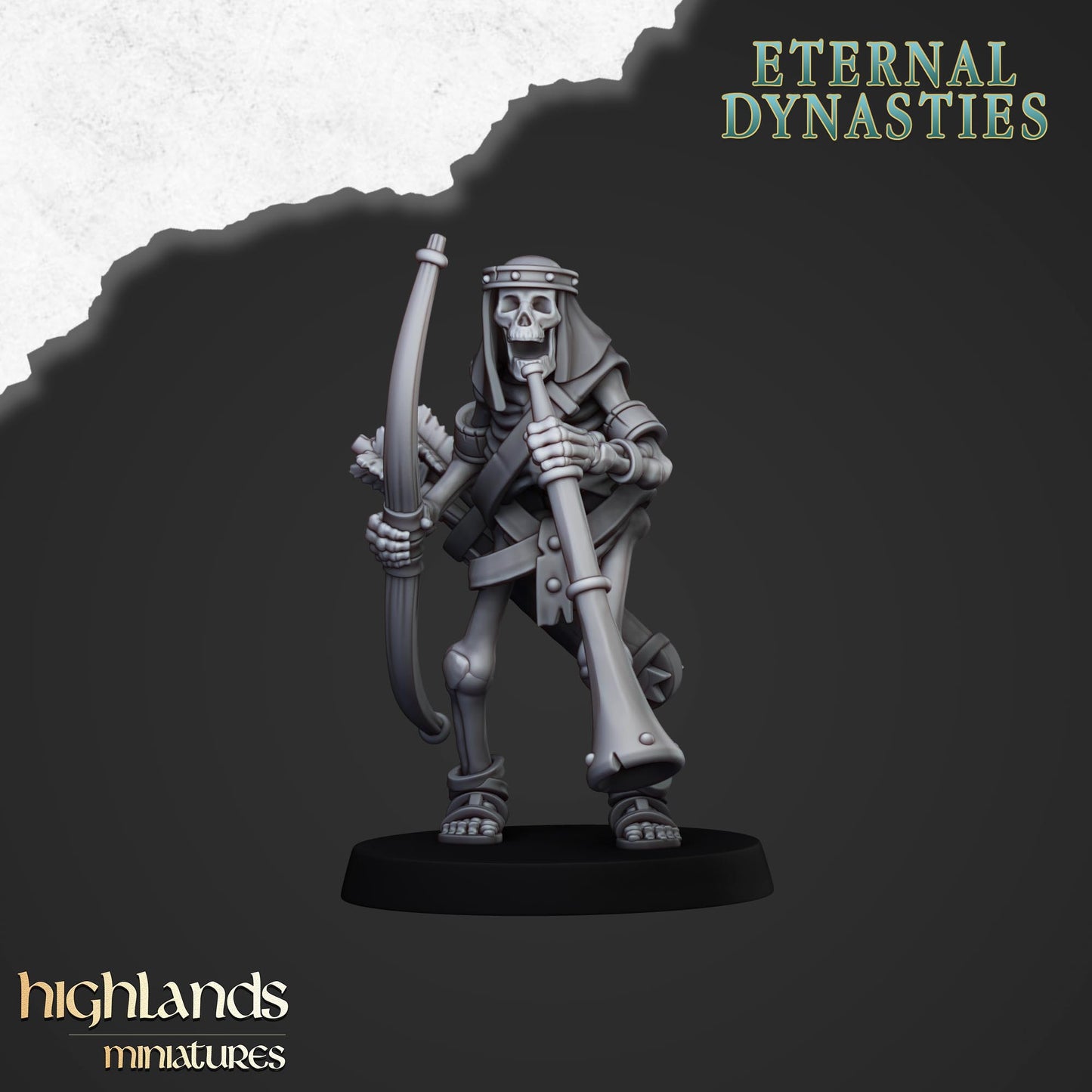 Eternal Dynasties Ancient Skeletons with Bows inkl. Command Unit