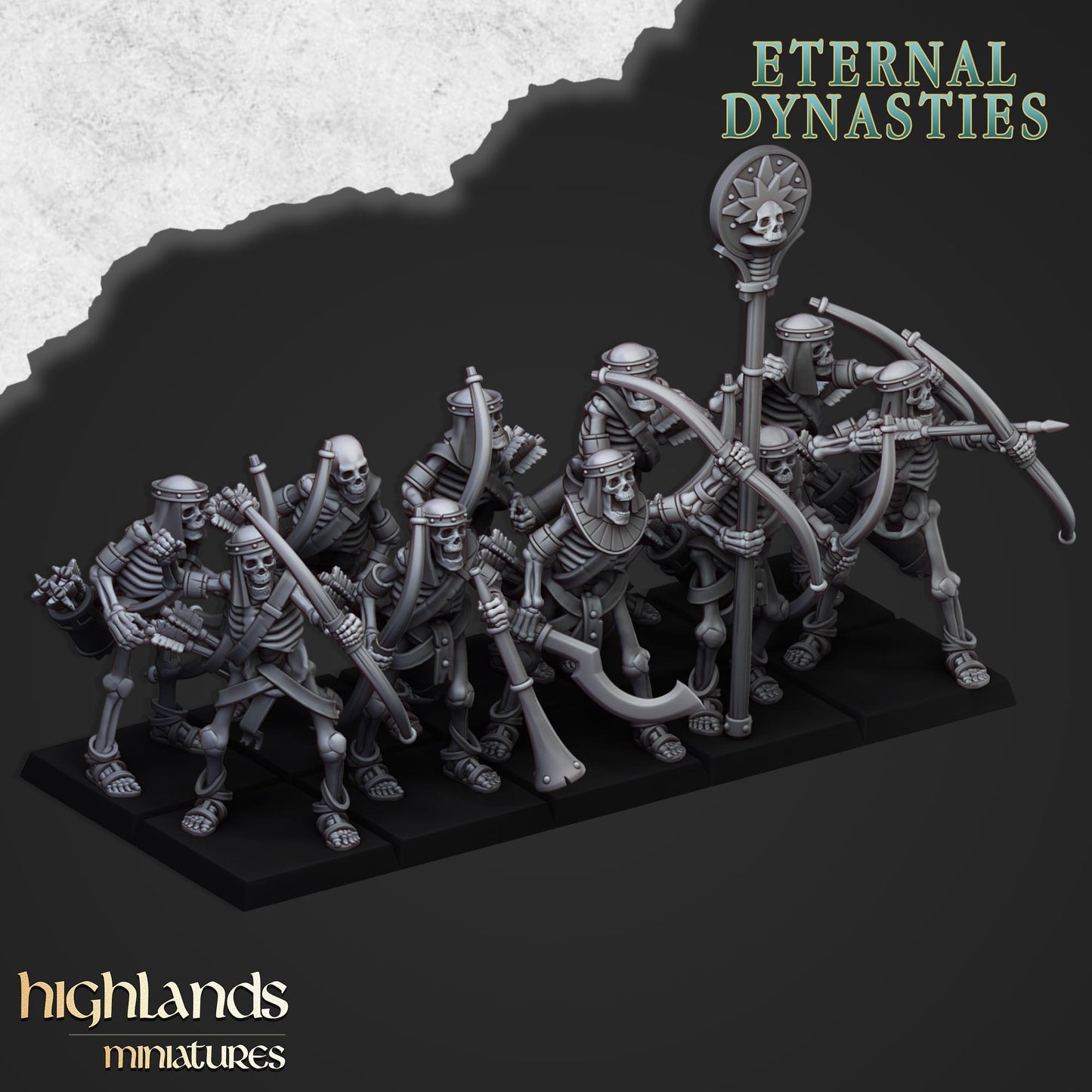 Eternal Dynasties Ancient Skeletons with Bows