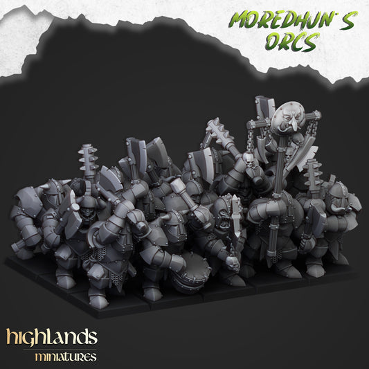 Moredhun's Orcs - Armoured Orcs inkl. Full command