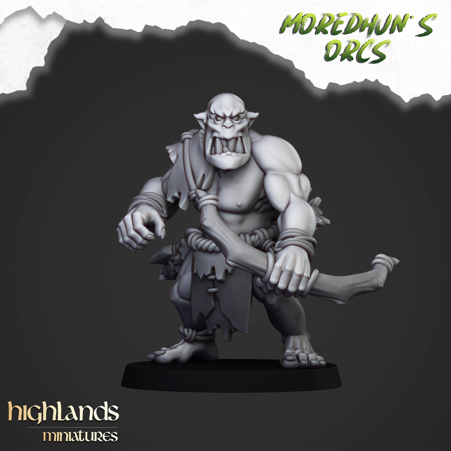 Moredhun's Orcs - Cave Orcs with bows