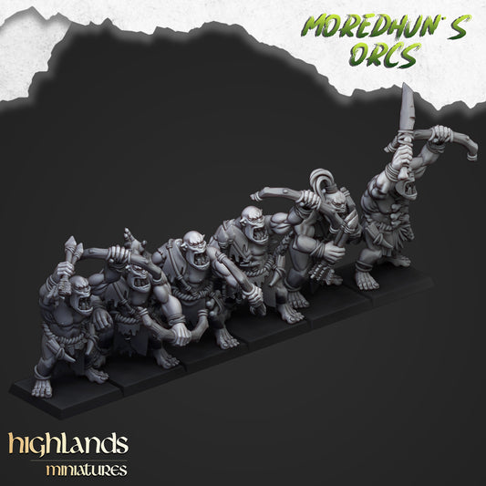 Moredhun's Orcs - Cave Orcs with bows