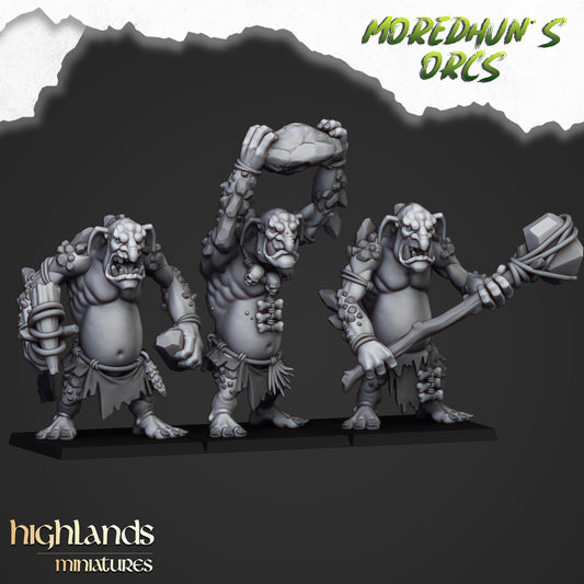 Moredhun's Orcs - Cave Trolls