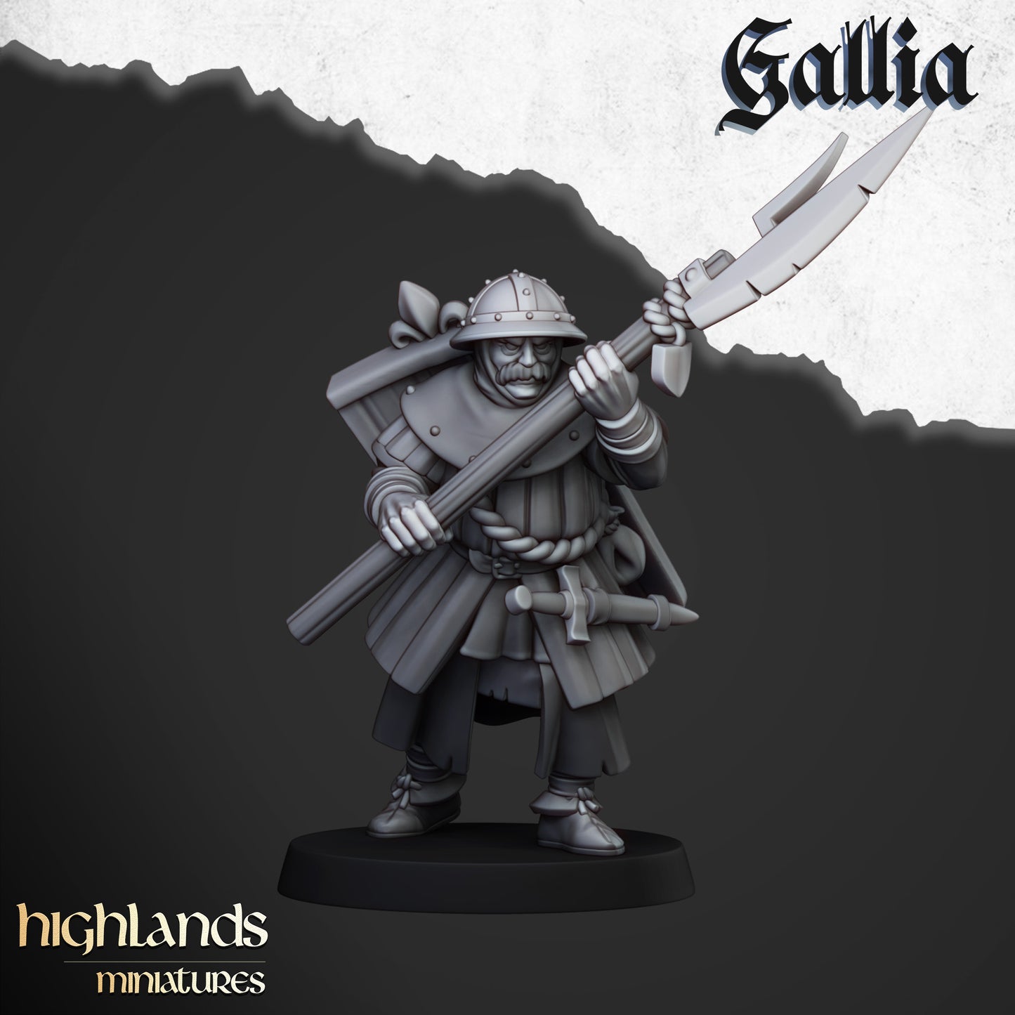 Gallia - Men at Arms inkl. Command Unit