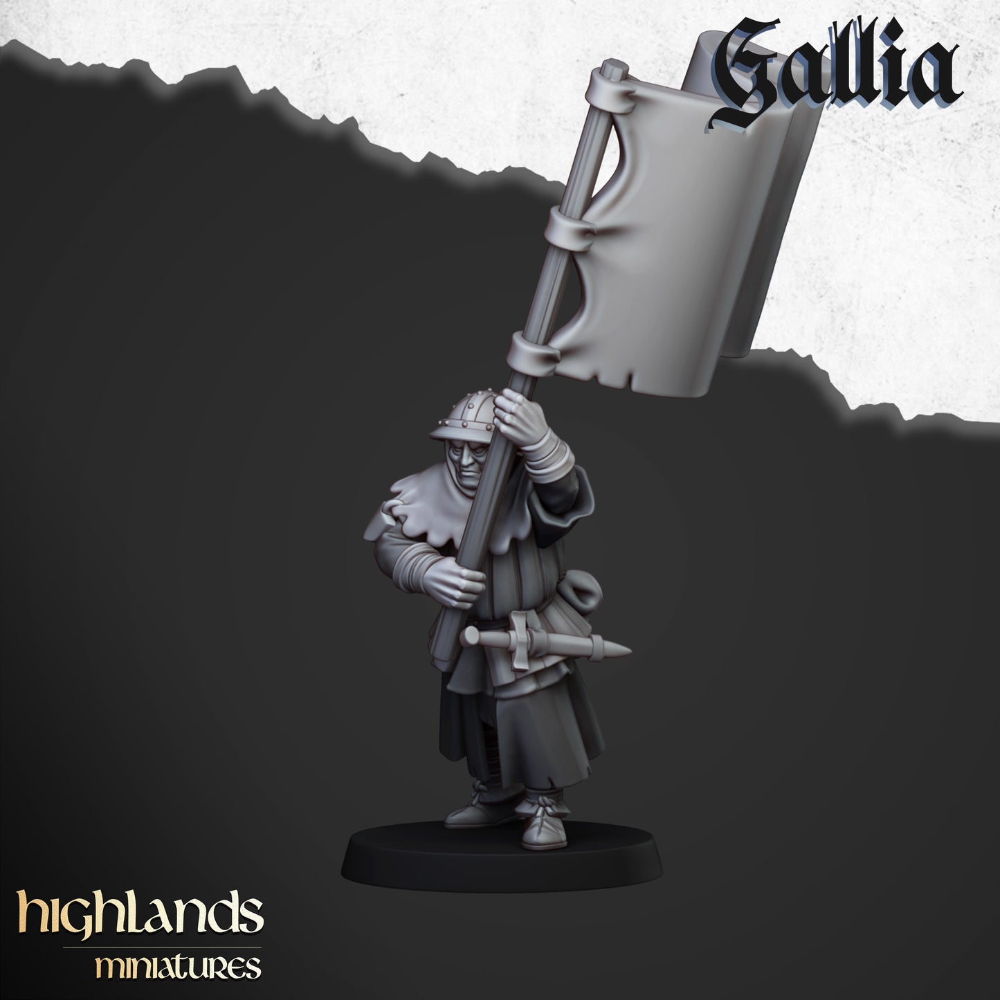 Gallia - Men at Arms inkl. Command Unit