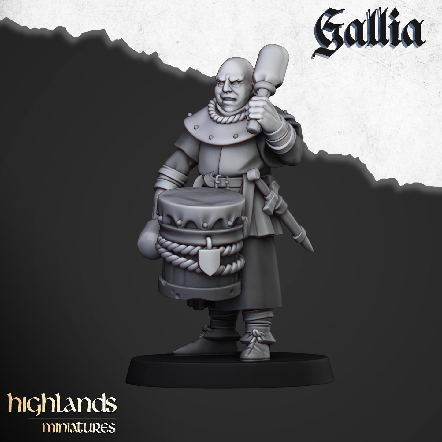 Gallia - Men at Arms inkl. Command Unit