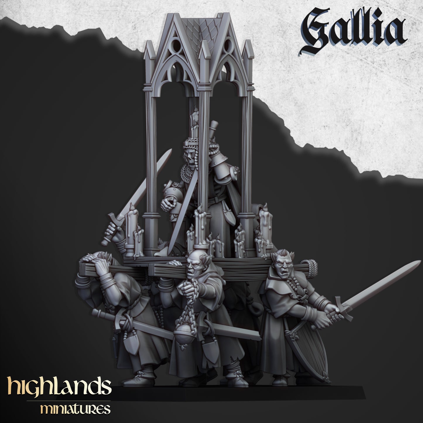 Gallia - Grail Pilgrims with Grail Relique