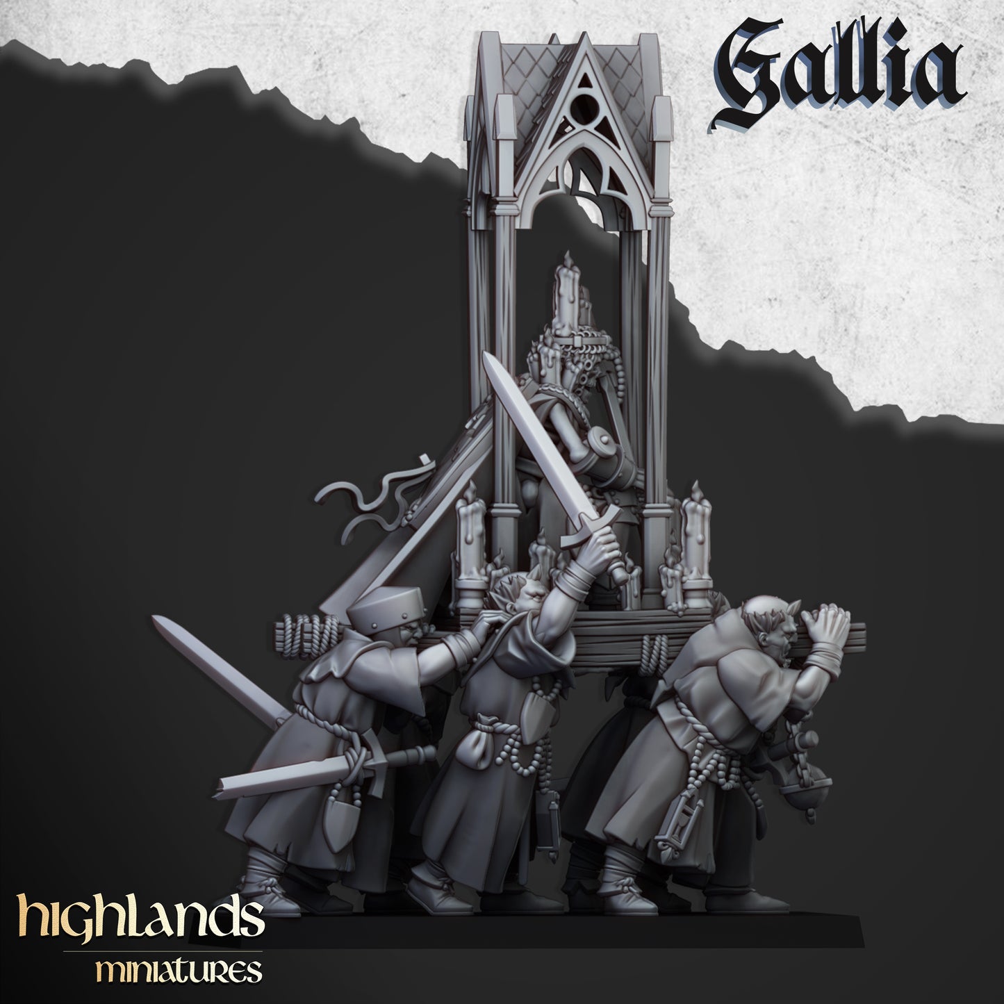 Gallia - Grail Pilgrims with Grail Relique