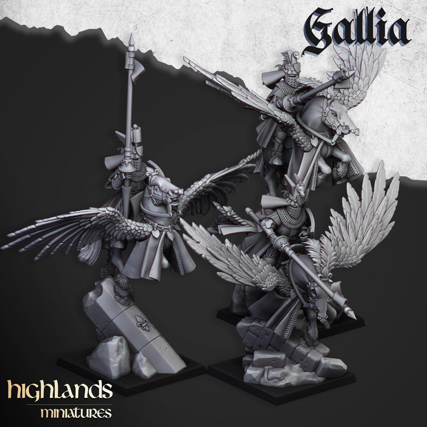 Gallia - Gallia Knights on Pegasus