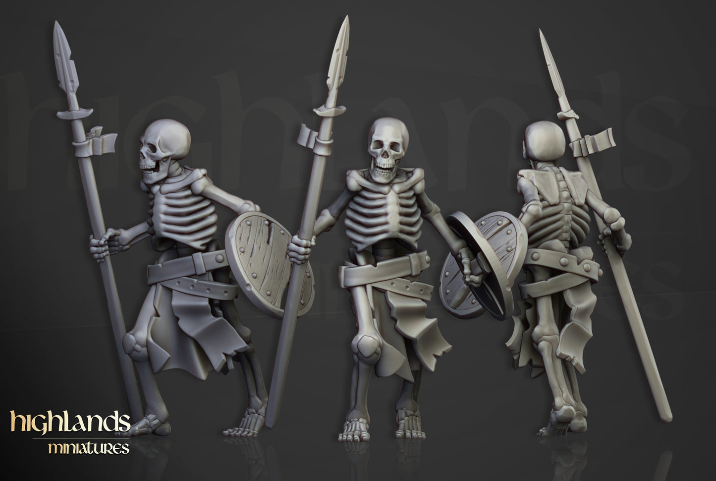 Transilvanya Skeleton Warriors with spears