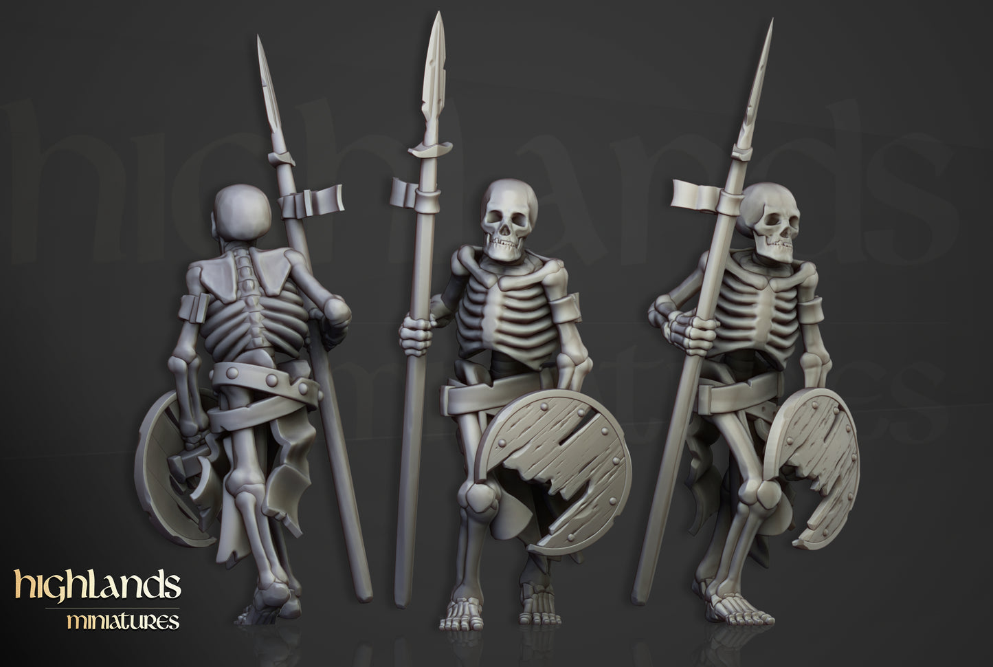 Transilvanya Skeleton Warriors with spears