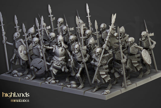 Transilvanya Skeleton Warriors with spears